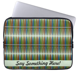 カラフルカッコいい書ズデザインアート ラップトップスリーブ