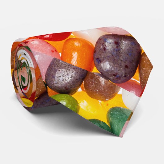 カラフルカッコいい甘いイースタージェリービーンズキャンディ ネクタイ (ロール)