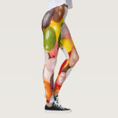 カラフルカッコいい甘いイースタージェリービーンズキャンディ レギンス (右)