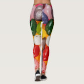 カラフルカッコいい甘いイースタージェリービーンズキャンディ レギンス (裏面)