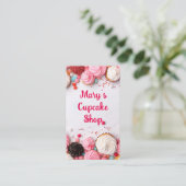 カラフルカップケーキとキャンディーベーカリー 名刺 (スタンド正面)