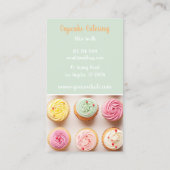 カラフルカップケーキのベーカリー個人名 名刺 (裏面)