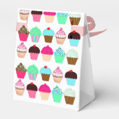 カラフルカップケーキ – 任意の大事な行事 フェイバーボックス (裏面サイド)