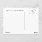 カラフルカヤック州ロックポート ポストカード (裏面)