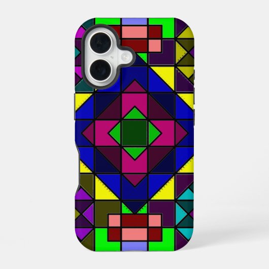 カラフルカラー iPhone 16ケース (裏面)