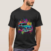 カラフルカーアート Tシャツ (正面)