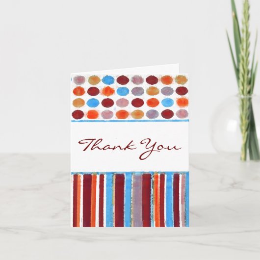 ～カラフルカード/招待状 サンキューカード (正面)
