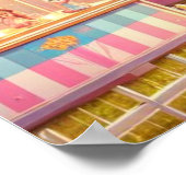 カラフルカーニバルフェアのポスター ポスター (角)