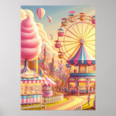 カラフルカーニバルフェアのポスター ポスター (正面)