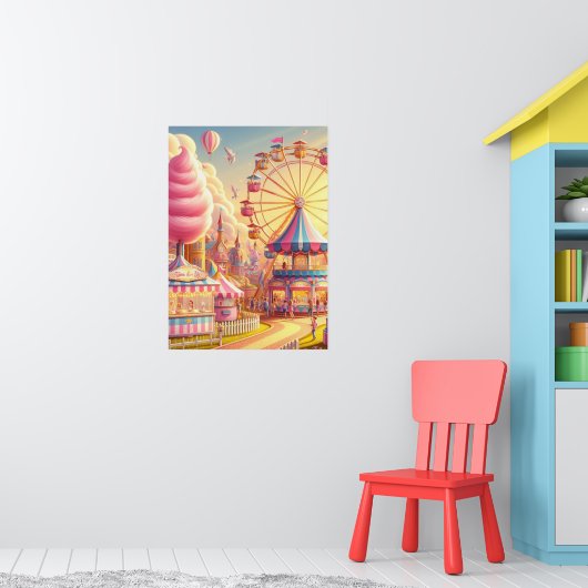 カラフルカーニバルフェアのポスター ポスター (子ども部屋1)