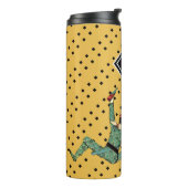 カラフルカーニバルフェスティバルモノグラムのイニシャル タンブラー (回転左)