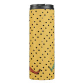 カラフルカーニバルフェスティバルモノグラムのイニシャル タンブラー (裏面)