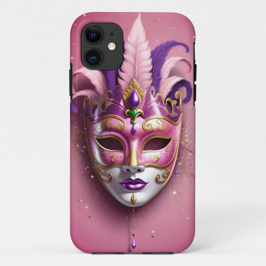 カラフルカーニバルマスク Case-Mate iPhoneケース (裏面)