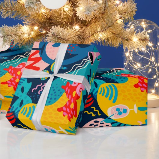 カラフルカーニバル ラッピングペーパー (クリスマス)