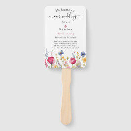 カラフルガーデン ボヘミアンワイルドフラワーズ ハンドファン