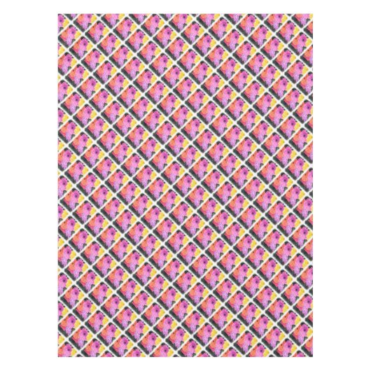 カラフルガーベラ テーブルクロス (正面)