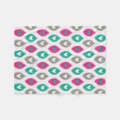 カラフルガーリーハート フリースブランケット (正面(横))