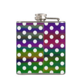 カラフルガーリーモノグラム水玉模様 フラスク (裏面)