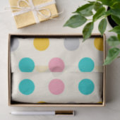 カラフルガーリー水玉模様パターンティッシュペーパー 薄葉紙 (ギフト)