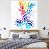 カラフルキス キャンバスプリント (インサイチュ (寝室))