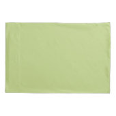 カラフルキッズグリーン自然ベッドセットモダングリーンセット 枕カバー (裏面)