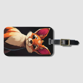 カラフルキツネアー鮮やかト ラゲッジタグ