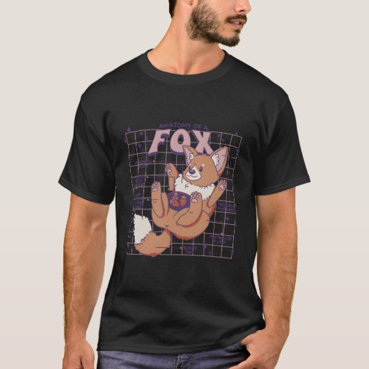 カラフルキツネリアルキツネ Tシャツ (正面)