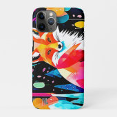カラフルキツネ抽象芸術 Case-Mate iPhoneケース (裏)