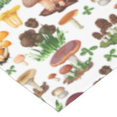 カラフルキノコイラストレーション テーブルクロス (アングル)