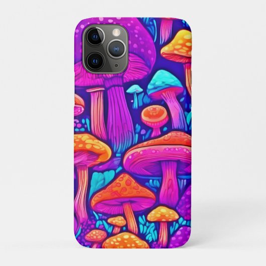 カラフルキノコ型 Case-Mate iPhoneケース (裏)