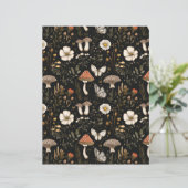 カラフルキノコ秋柄スクラップブック紙 (スタンド正面)