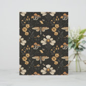 カラフルキノコ秋柄スクラップブック紙 (スタンド正面)