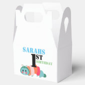 カラフルキャタピラーファースト誕生日 フェイバーボックス (オープン)