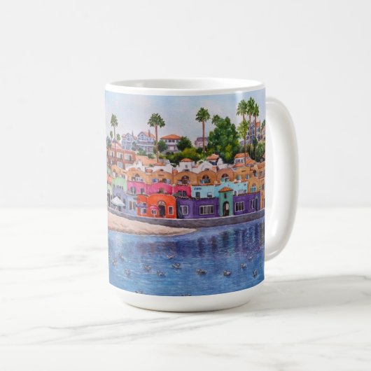 カラフルキャピトーラ コーヒーマグカップ (正面右)