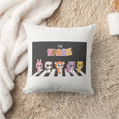 カラフルキャラクター装飾用クッション クッション (ブランケット)