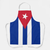 カラフルキューバ国旗 エプロン (正面)