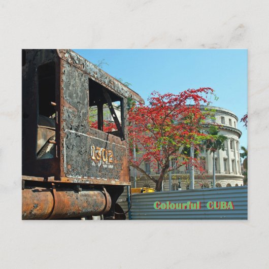 カラフルキューバ ポストカード (正面)