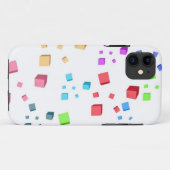 カラフルキューブデザイン Case-Mate iPhoneケース (裏面(横))
