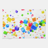 カラフルキューブ1 キッチンタオル (横)