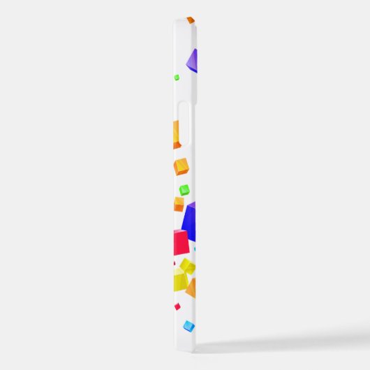 カラフルキューブ1 iPhoneケース (右側面)