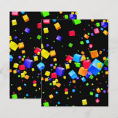 カラフルキューブ2 ノートカード (正面/裏面)