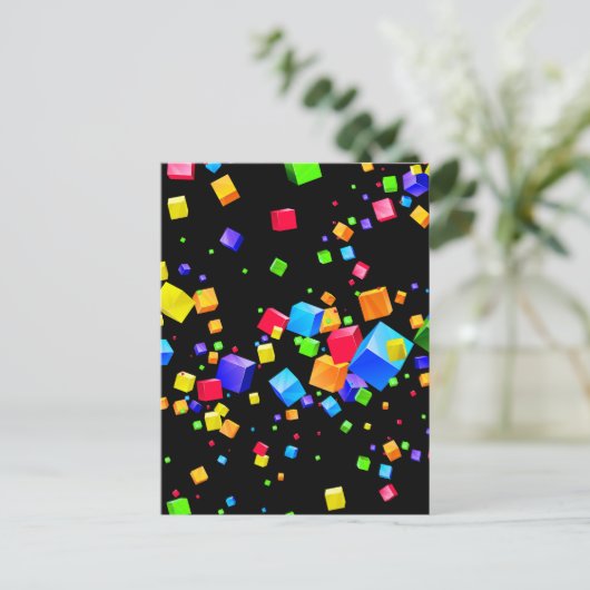カラフルキューブ2 ポストカード (スタンド正面)