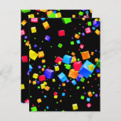 カラフルキューブ2 ポストカード (正面/裏面)