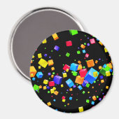 カラフルキューブ2 マグネット (正面/裏面)