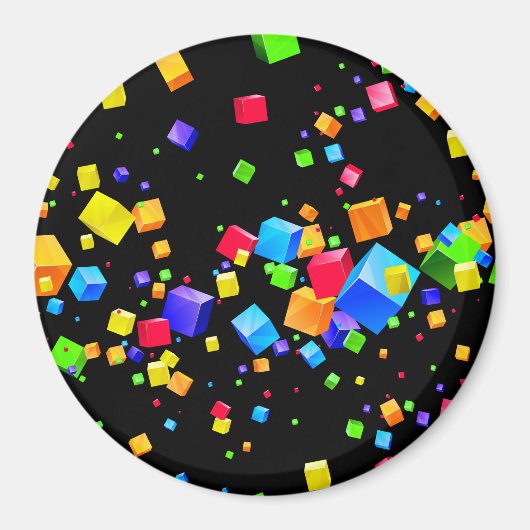 カラフルキューブ2 マグネット (正面)
