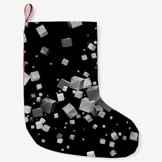カラフルキューブ4 スモールクリスマスストッキング (正面)