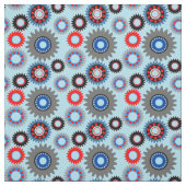 カラフルギアパターン ファブリック (見本)