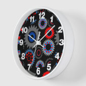 カラフルギア 壁時計 (傾斜)