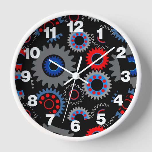 カラフルギア 壁時計 (正面)