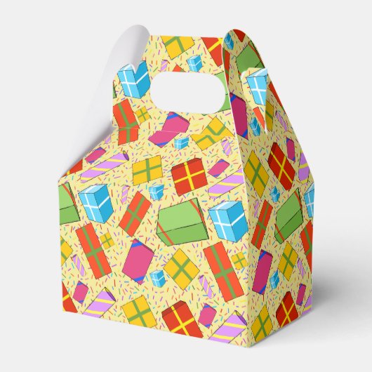 カラフルギフトお願い箱 フェイバーボックス (正面サイド)